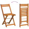 Bistrosett 5 pcs Brun heltre akasie