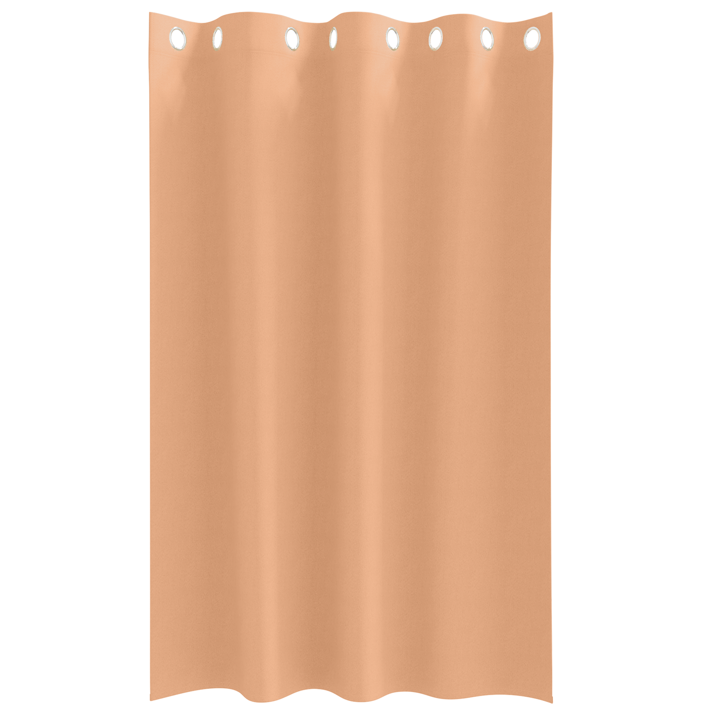Mørkleggende Gardiner med Ringer 2 pcs Lys Brun 175 x 140 cm