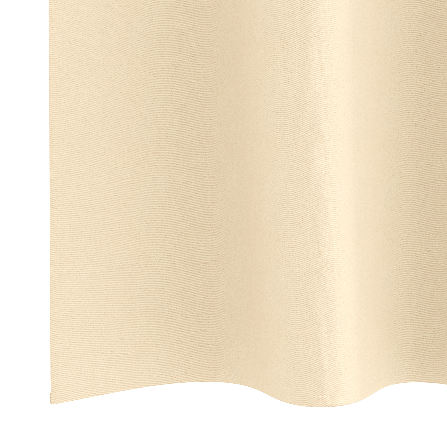 Mørkleggende Gardiner med Ringer 2 pcs Krem 175 x 140 cm
