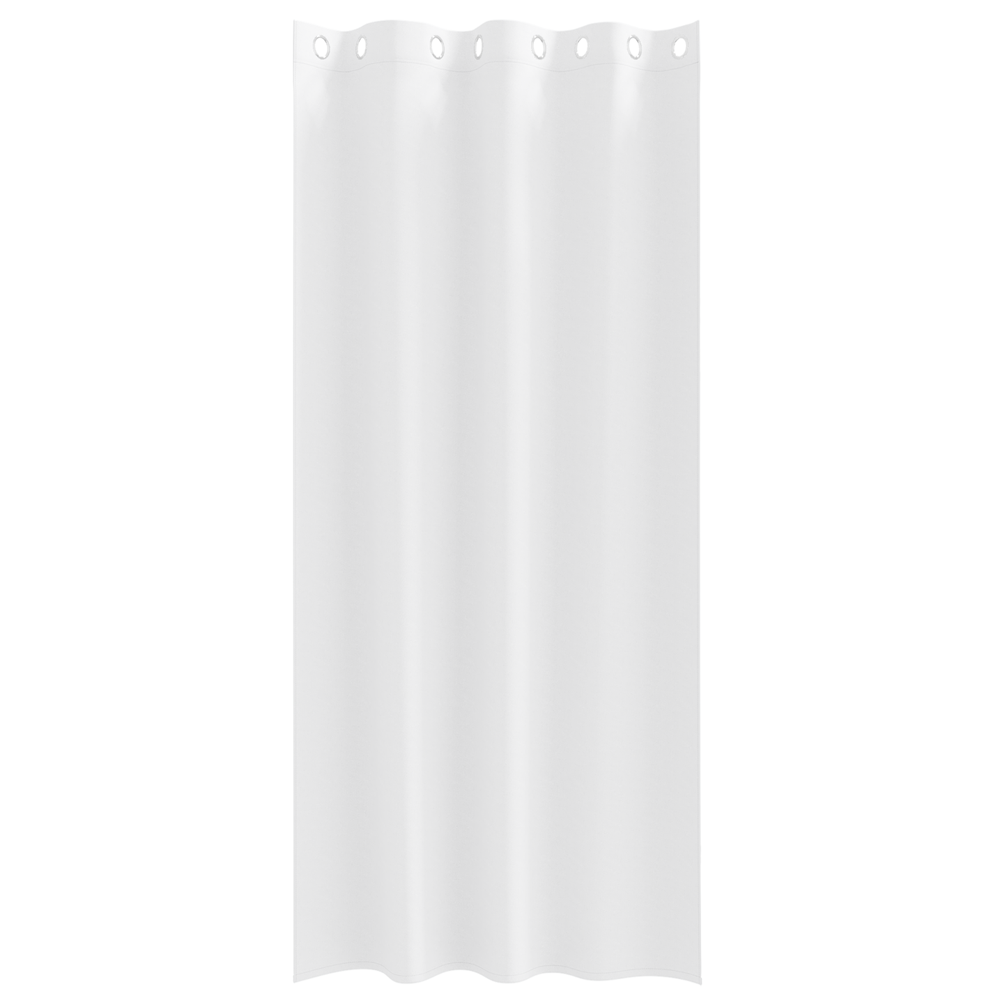 Mørkleggende Gardiner med Ringer 2 pcs Ren Hvit 260 x 140 cm