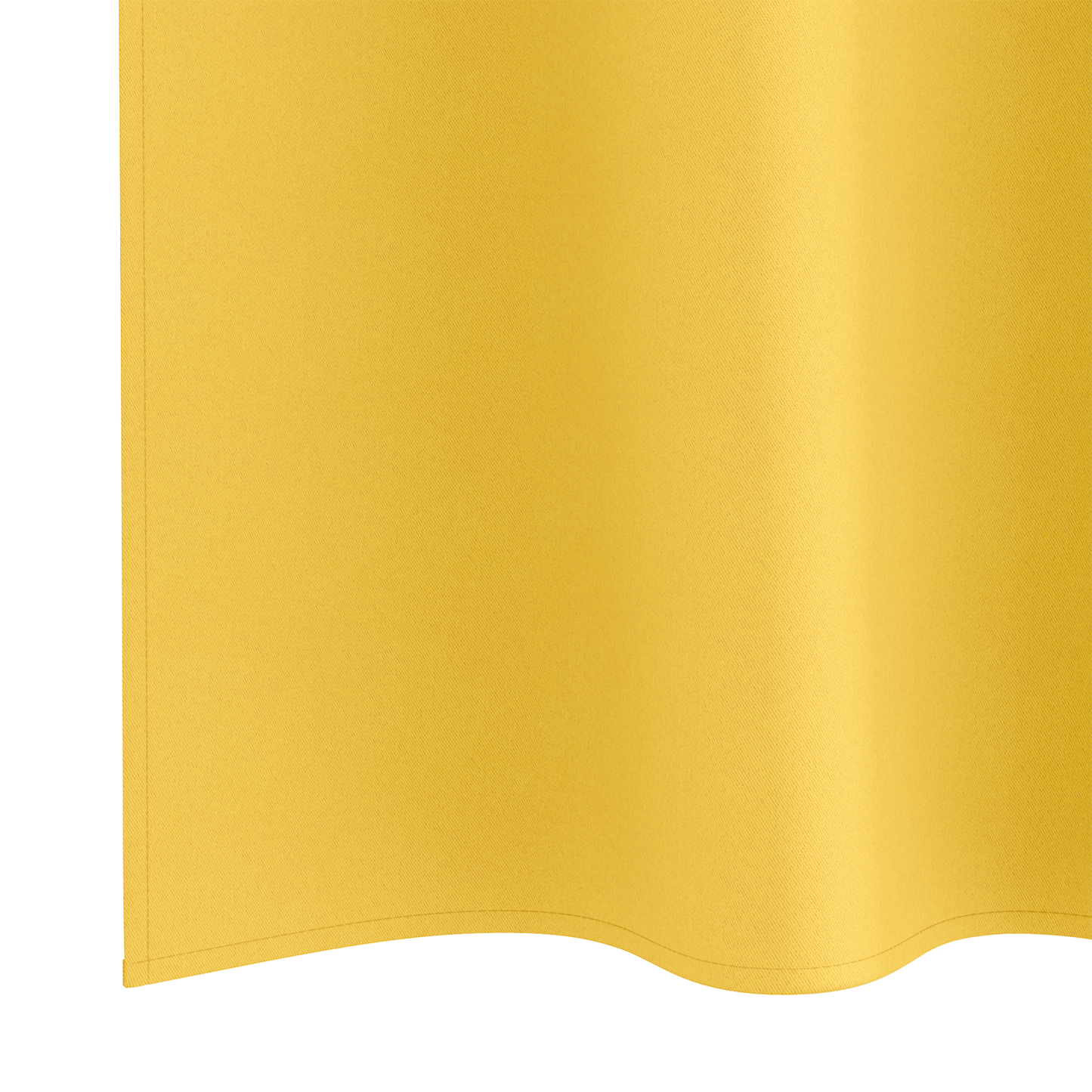 Mørkleggende Gardiner med Ringer 2 pcs Sennepsgul 175 x 140 cm