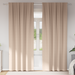 Mørkleggende Gardiner med Ringer 2 pcs Gråbrun 245 x 140 cm