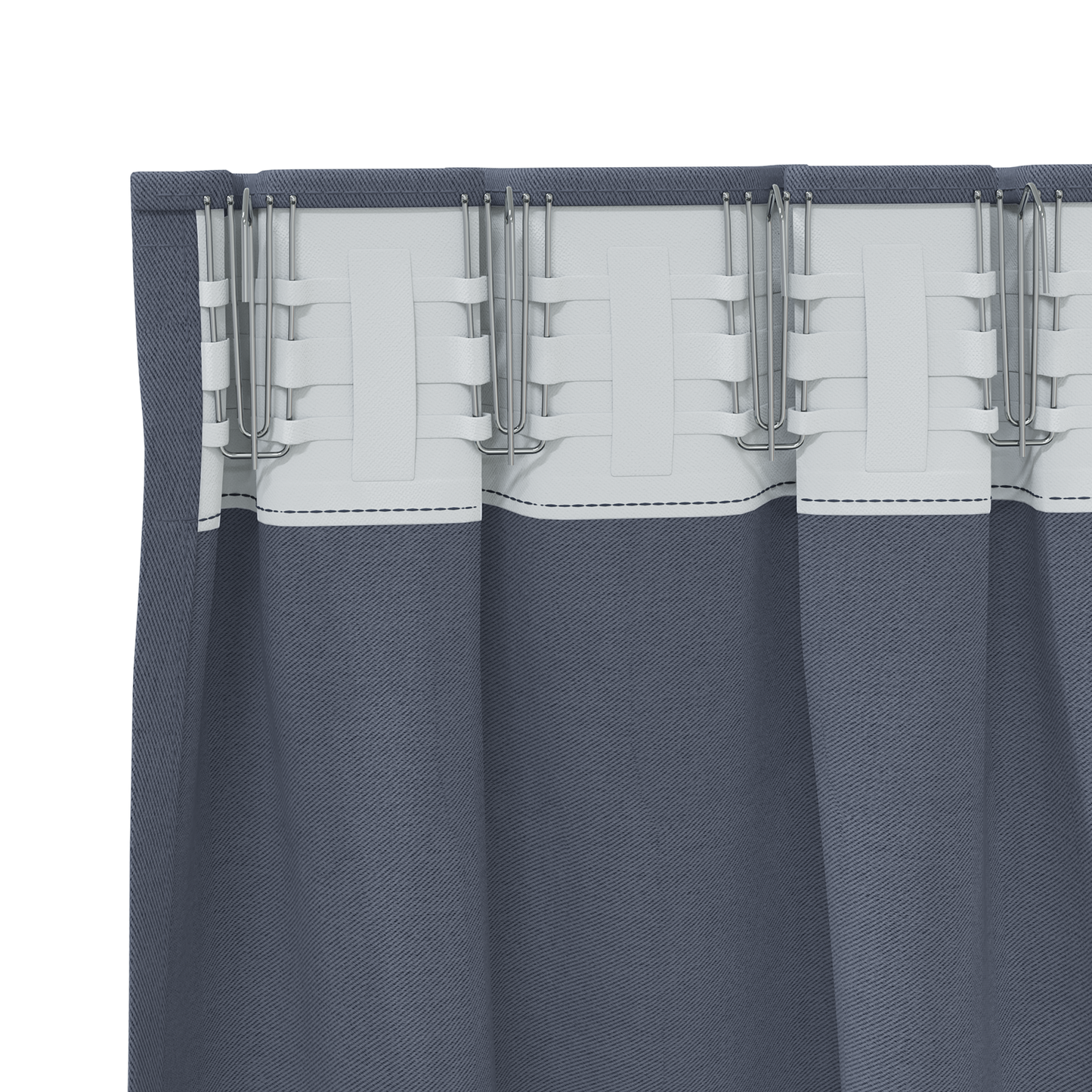 Mørkleggende Gardiner med Ringer 2 pcs Antrasitt 260 x 140 cm