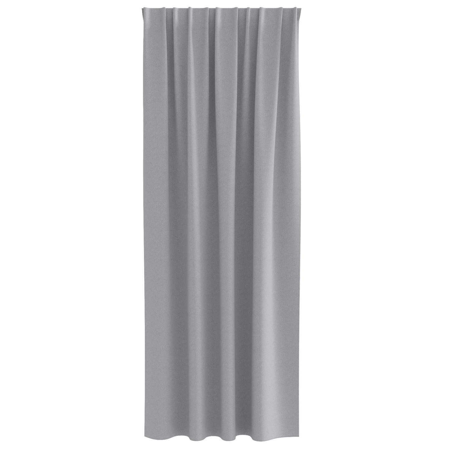 Mørkleggende Gardiner med Ringer 2 pcs Lysegrå 245 x 140 cm