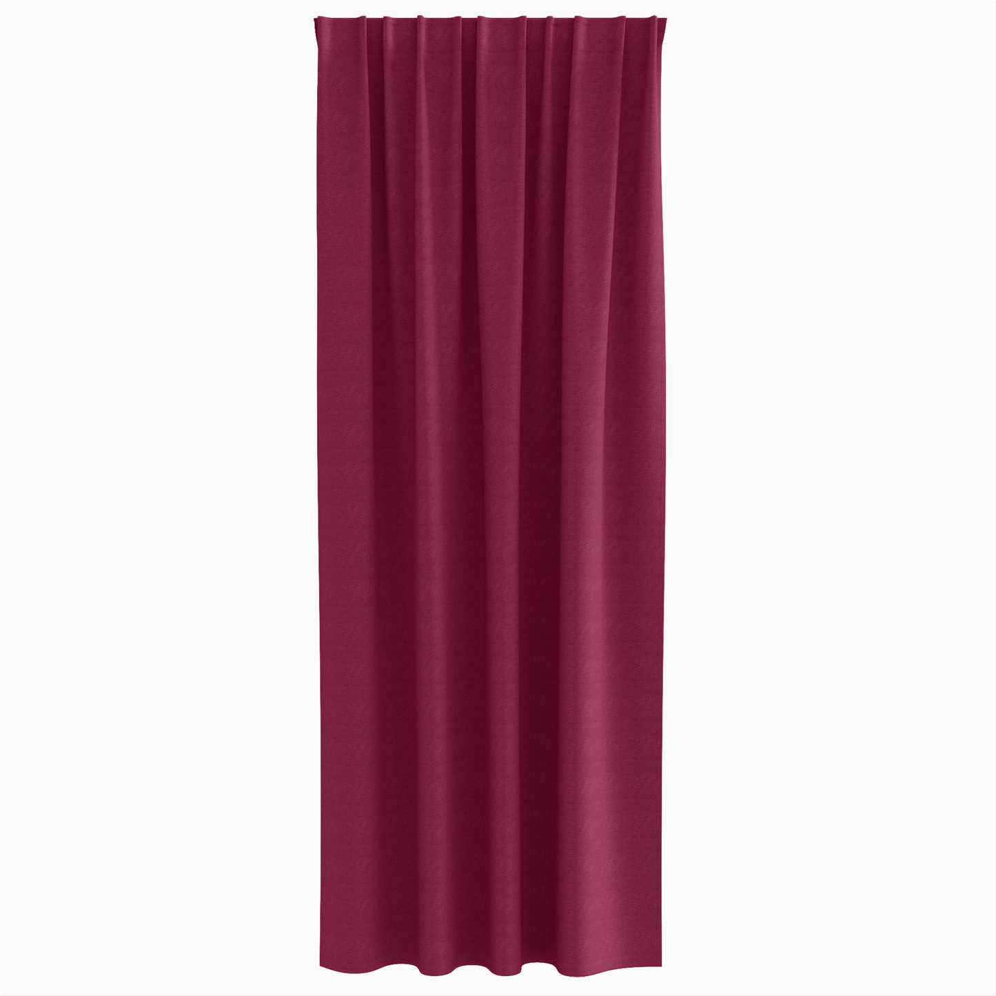 Mørkleggende Gardiner med Ringer 2 pcs Vinrød 225 x 140 cm