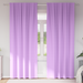 Mørkleggende Gardiner med Ringer 2 pcs Lilla 260 x 140 cm