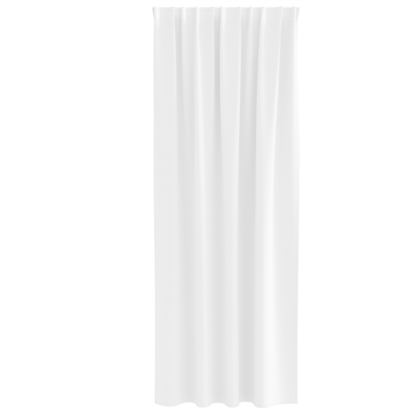 Mørkleggende Gardiner med Ringer 2 pcs Ren Hvit 245 x 140 cm