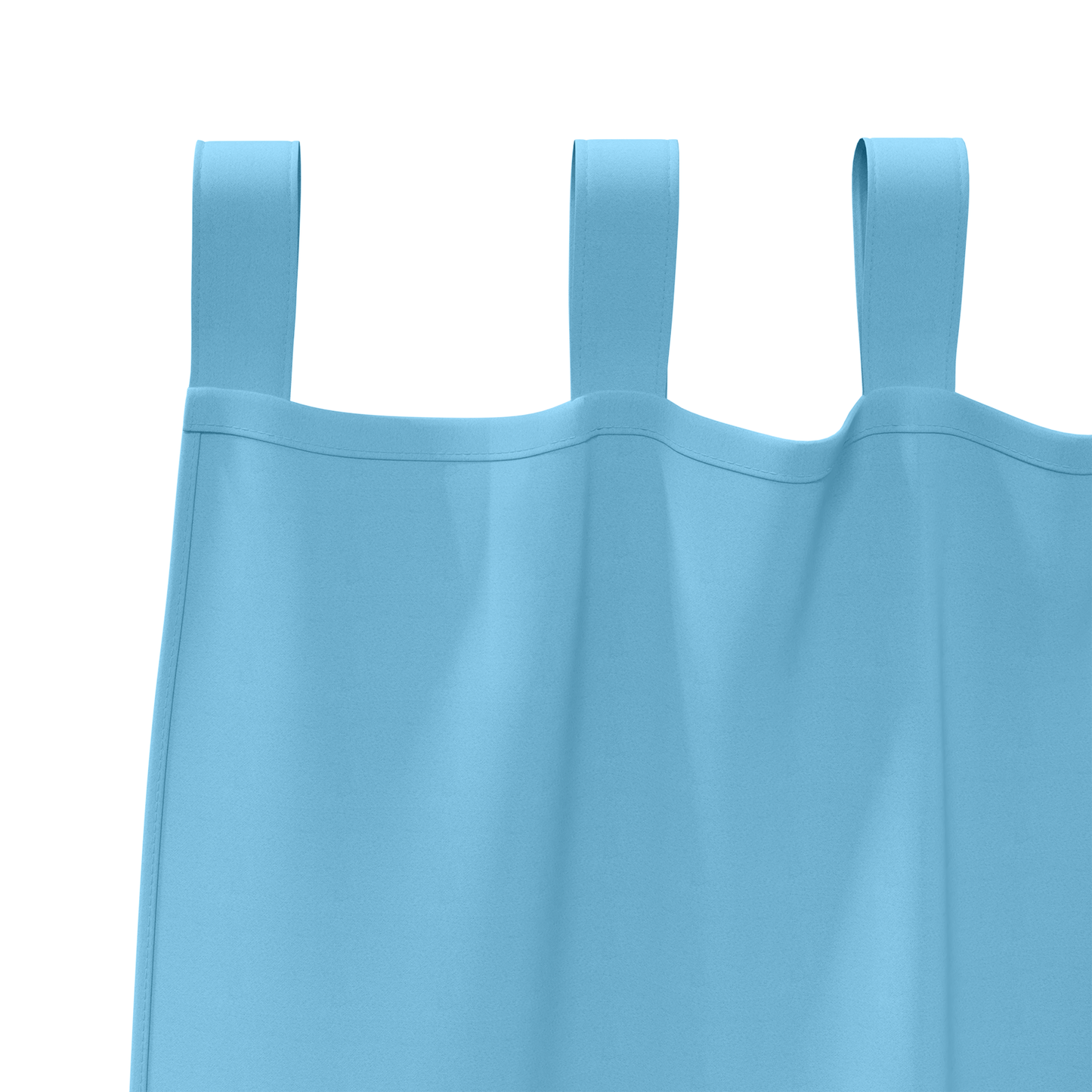 Mørkleggende Gardiner med Ringer 2 pcs Lys blå 245 x 140 cm