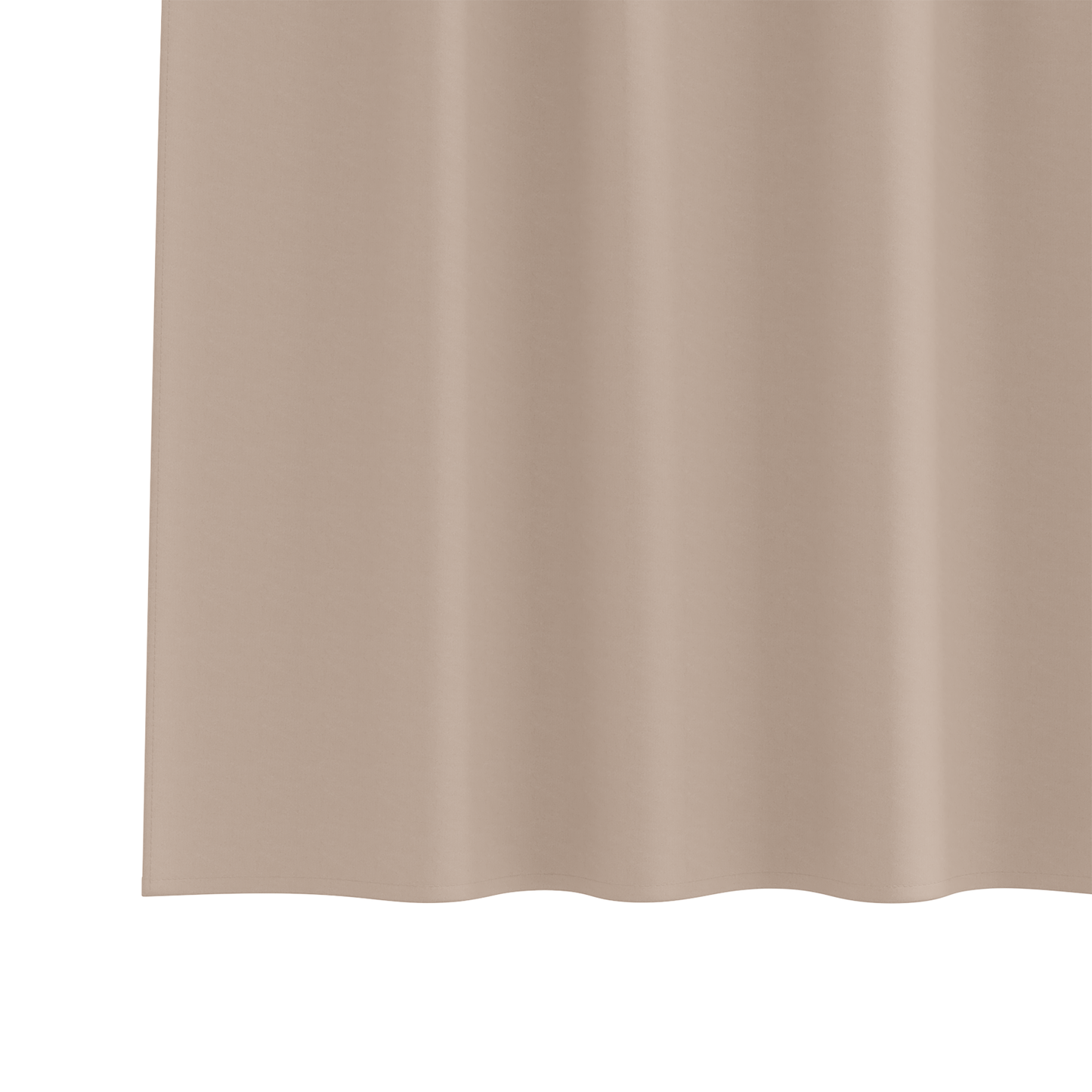 Mørkleggende Gardiner med Ringer 2 pcs Gråbrun 140 x 140 cm