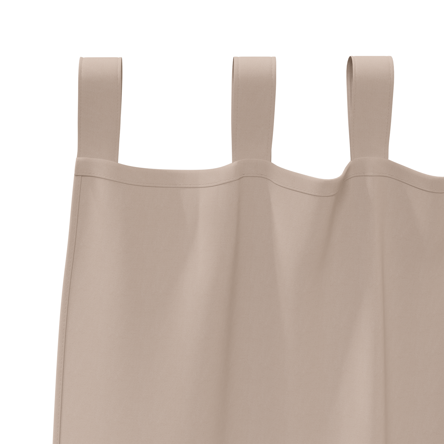 Mørkleggende Gardiner med Ringer 2 pcs Gråbrun 260 x 140 cm