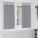 Mørkleggende Gardiner med Ringer 2 pcs Lysegrå 175 x 140 cm