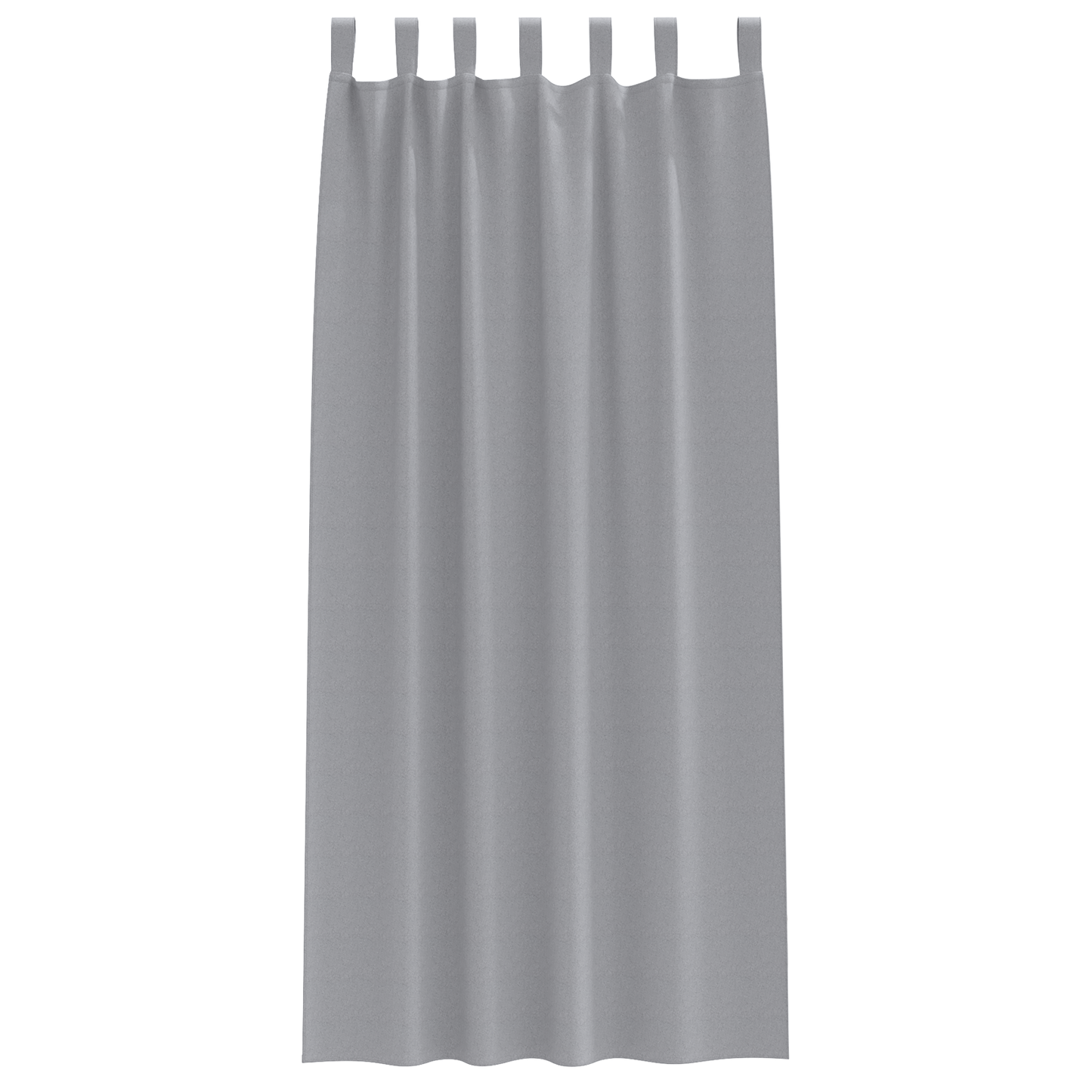 Mørkleggende Gardiner med Ringer 2 pcs Lysegrå 260 x 140 cm