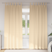 Mørkleggende Gardiner med Ringer 2 pcs Krem 260 x 140 cm