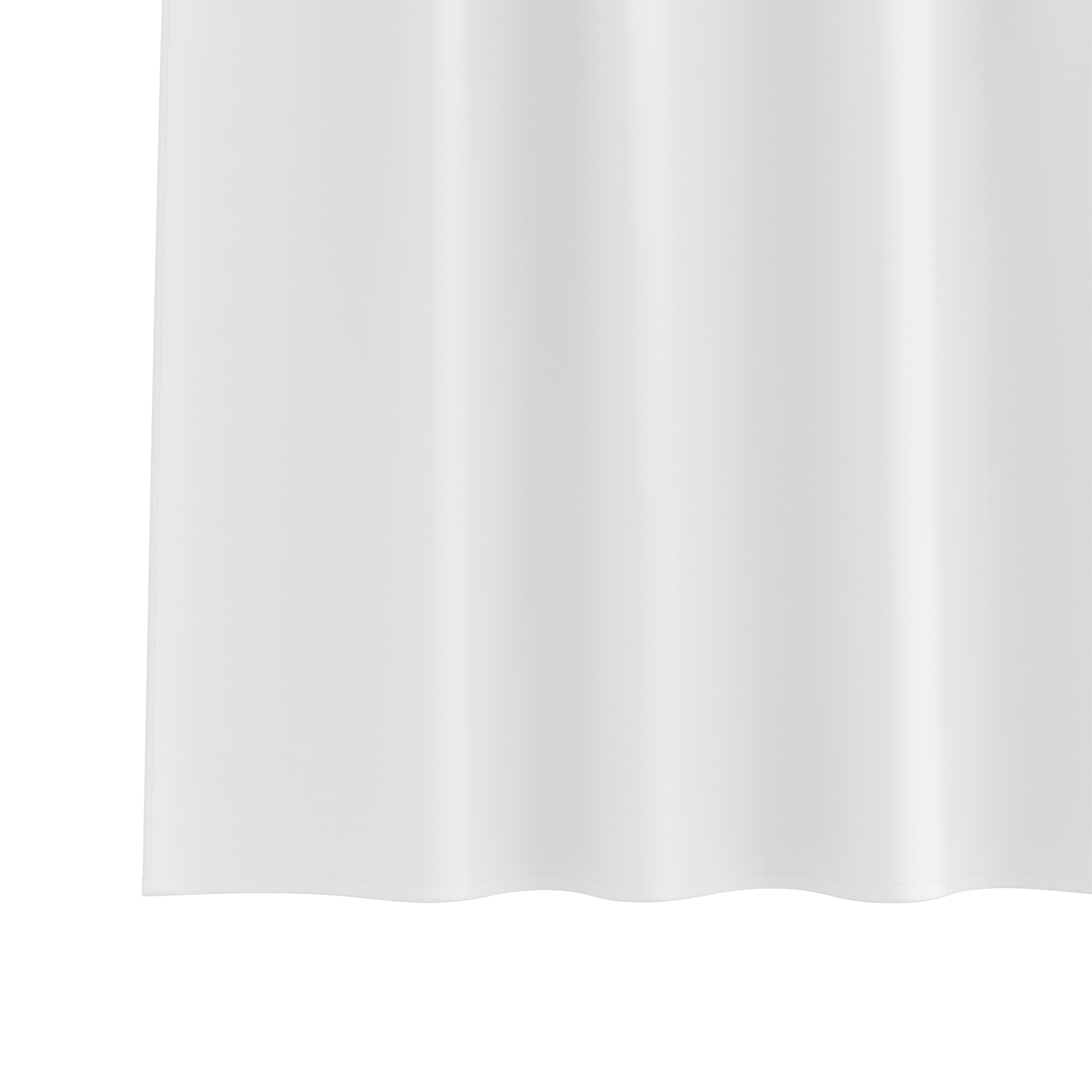 Mørkleggende Gardiner med Ringer 2 pcs Ren Hvit 260 x 140 cm