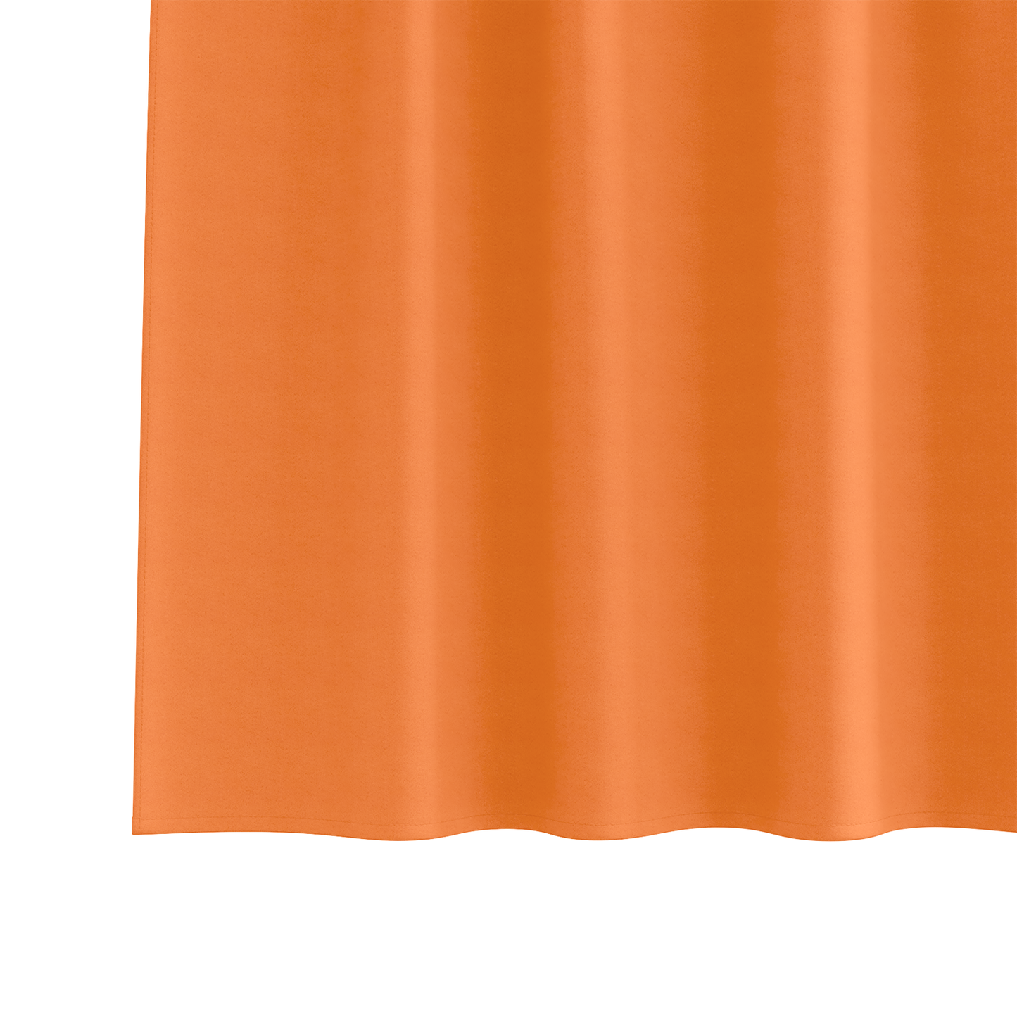 Mørkleggende Gardiner med Ringer 2 pcs Lys Oransje 260 x 140 cm