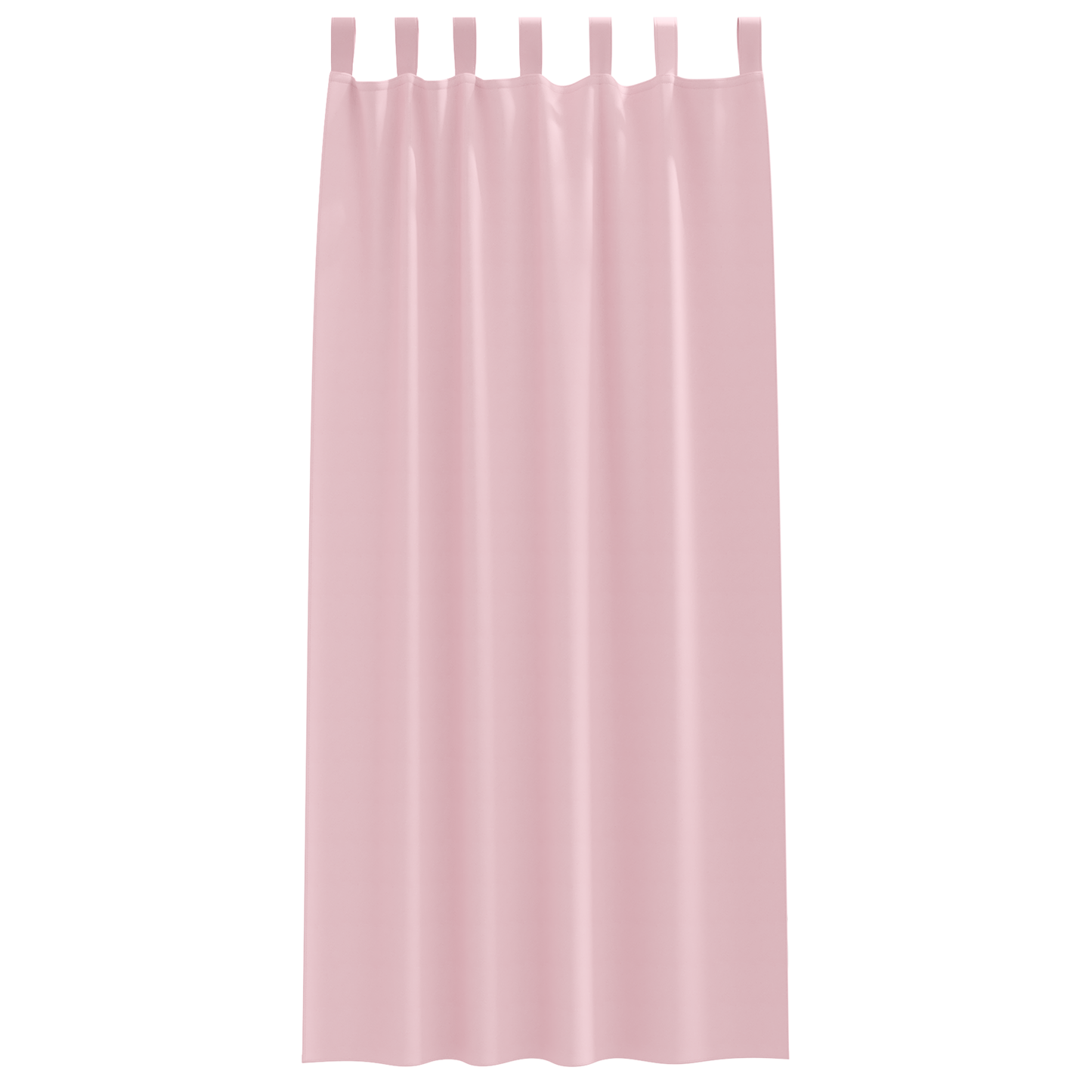 Mørkleggende Gardiner med Ringer 2 pcs Babyrosa 260 x 140 cm