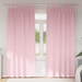 Mørkleggende Gardiner med Ringer 2 pcs Babyrosa 260 x 140 cm