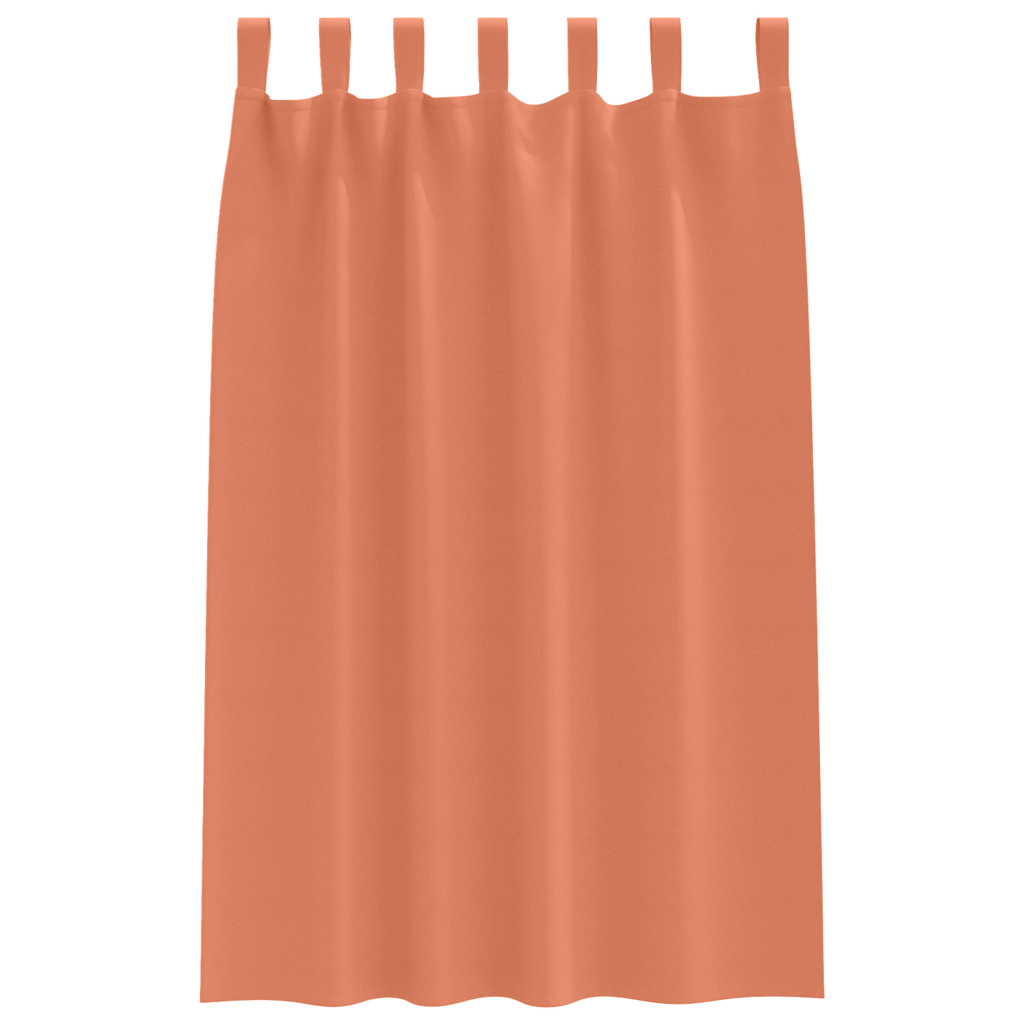 Mørkleggende Gardiner med Ringer 2 pcs Terrakotta 175 x 140 cm