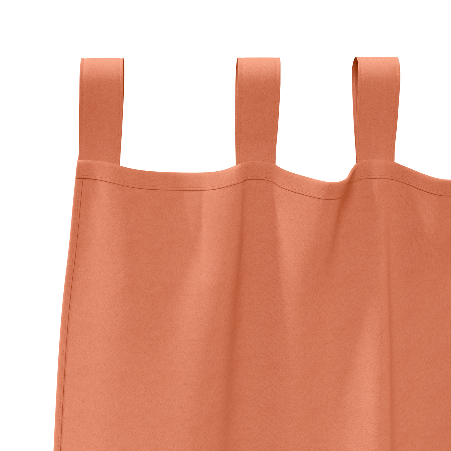 Mørkleggende Gardiner med Ringer 2 pcs Terrakotta 260 x 140 cm