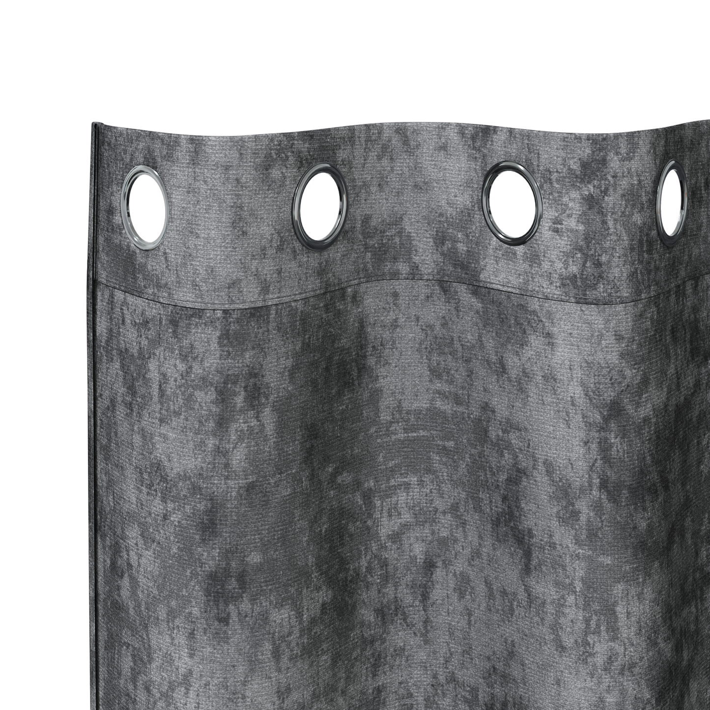 Fløyel Gardiner 2 stk. Grå 225 x 140 cm Fløyel