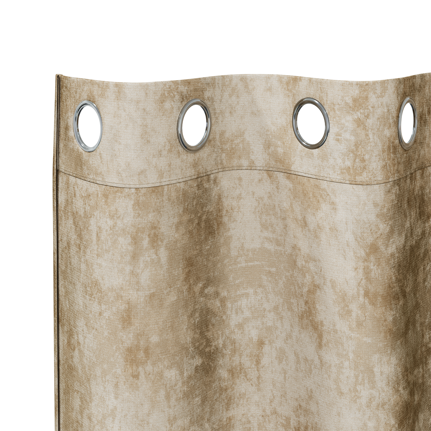 Fløyel Gardiner med gardiner 2 pcs Krem 245 x 140 cm Fløyel