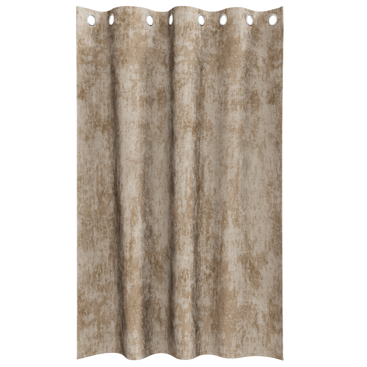 Fløyel Gardiner 2 pcs champagne 175 x 140 cm Fløyel