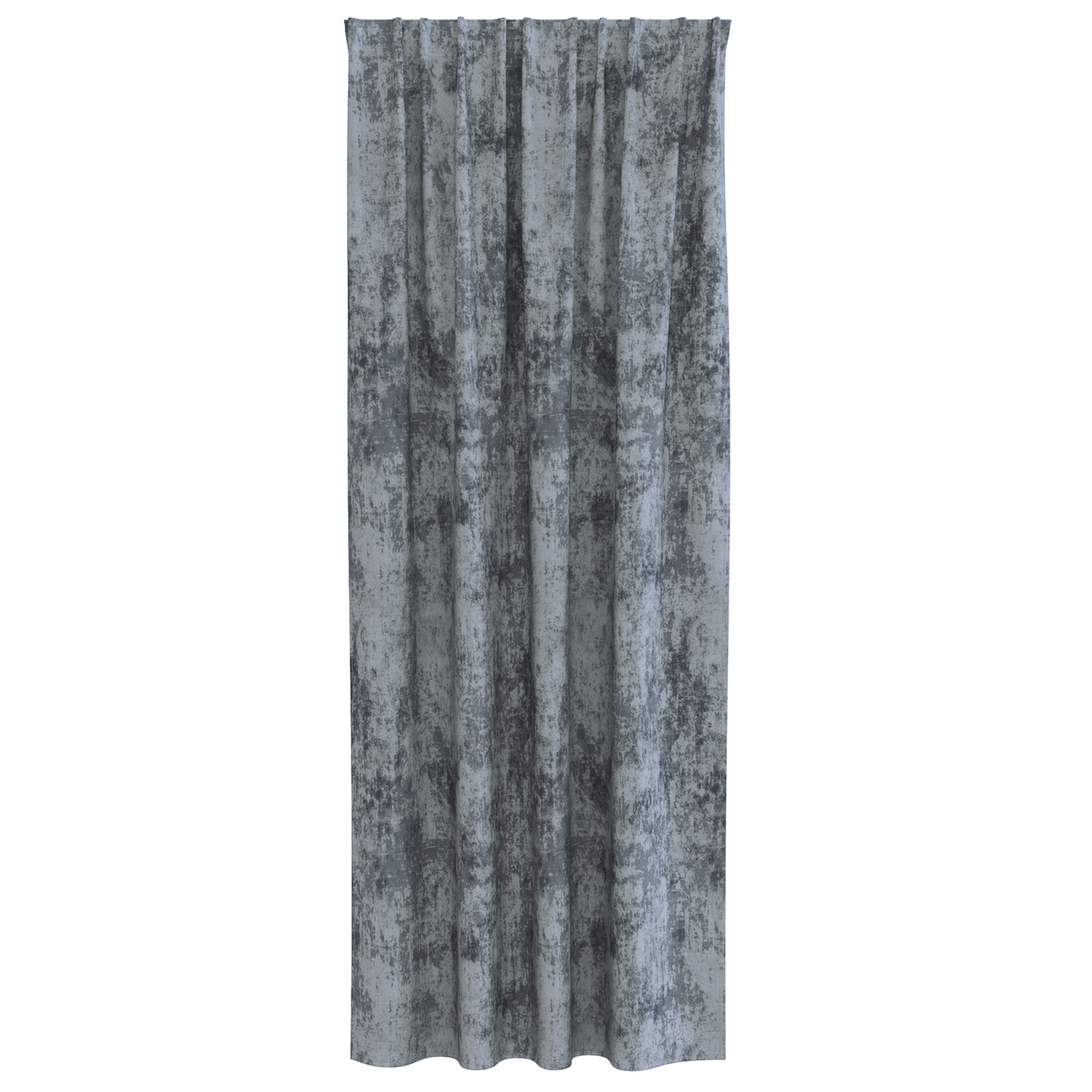 Fløyel Gardiner med gardiner 2 pcs Sølvgrå 260 x 140 cm Fløyel