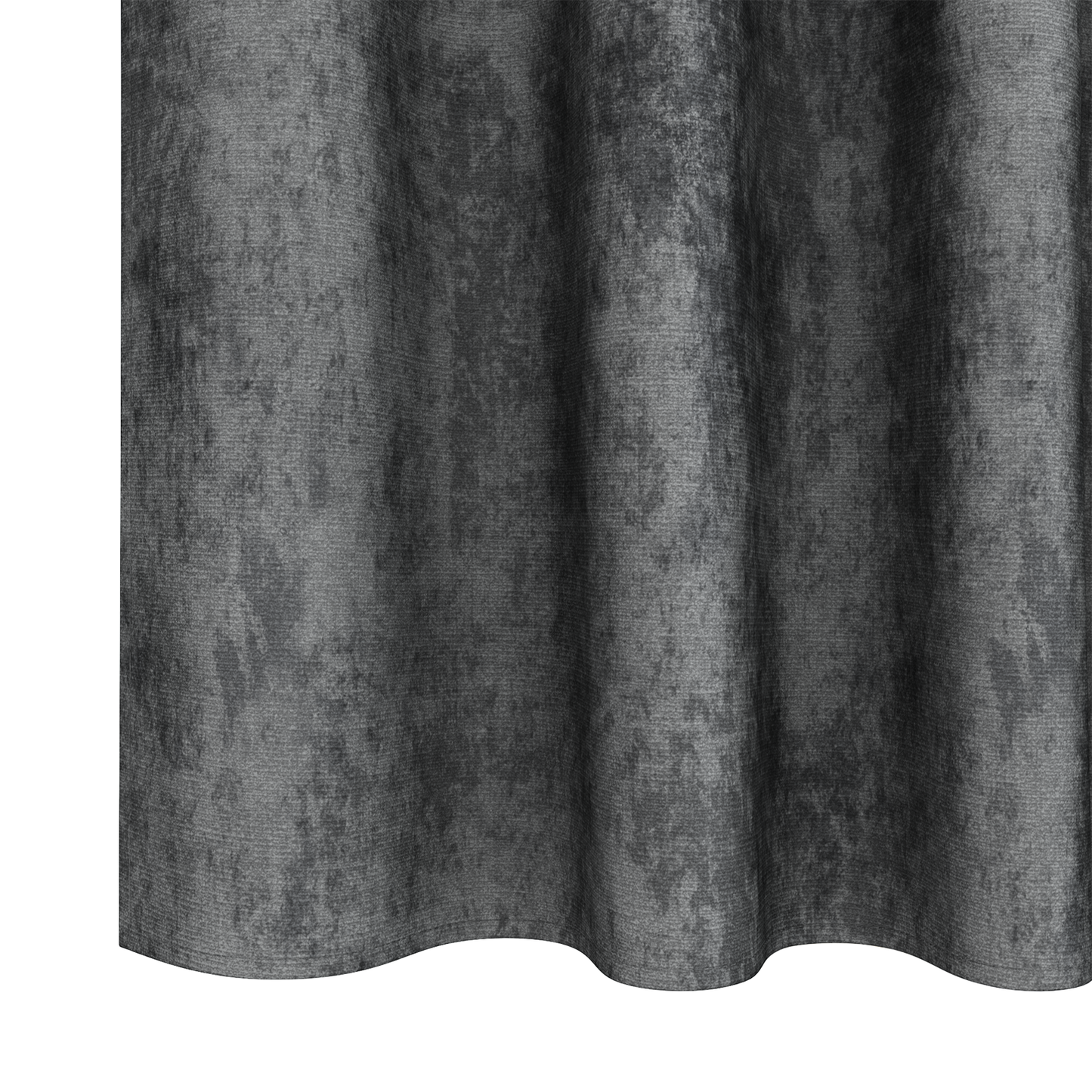 Fløyel Gardiner med gardiner 2 pcs Grå 140 x 140 cm Fløyel