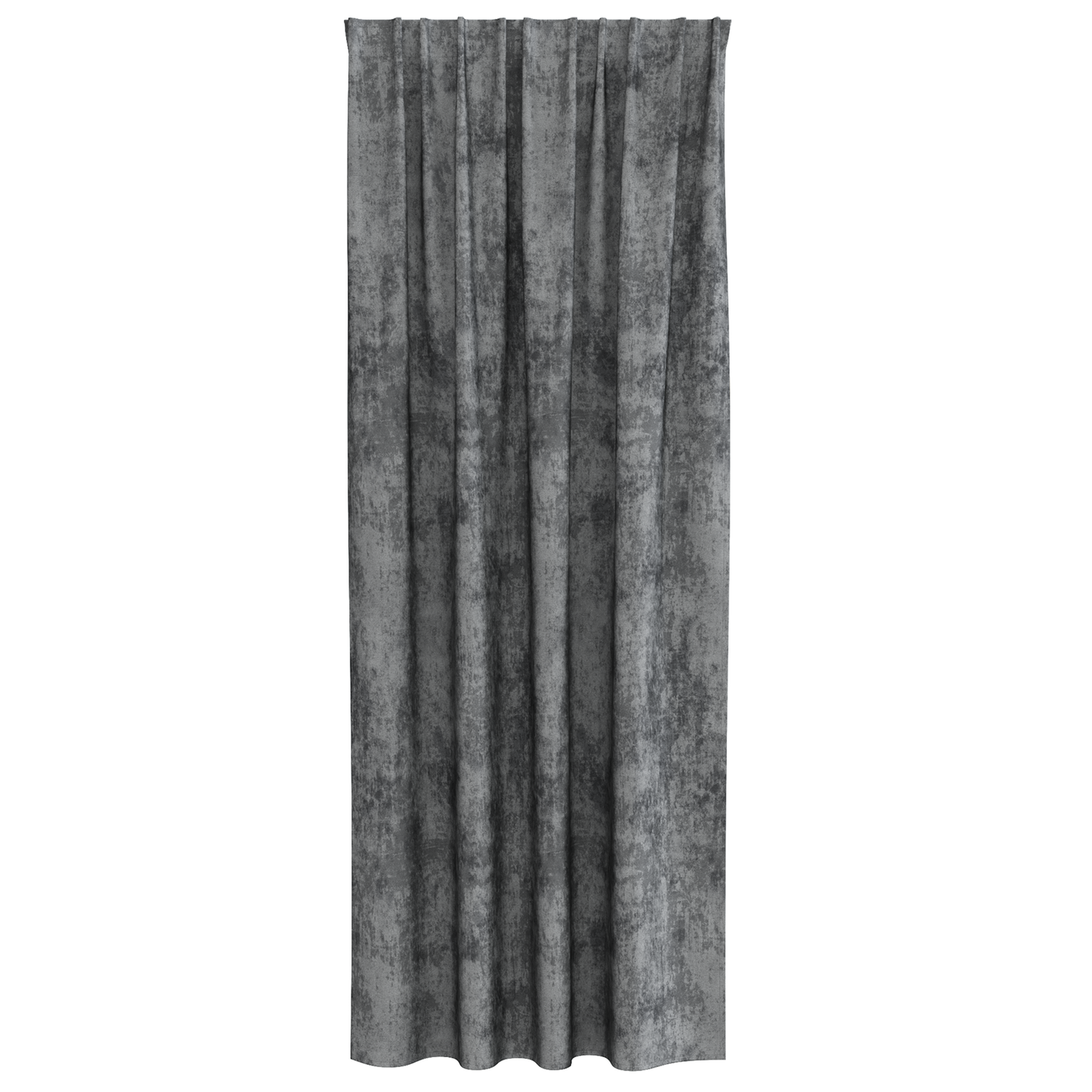 Fløyel Gardiner med gardiner 2 pcs Grå 245 x 140 cm Fløyel