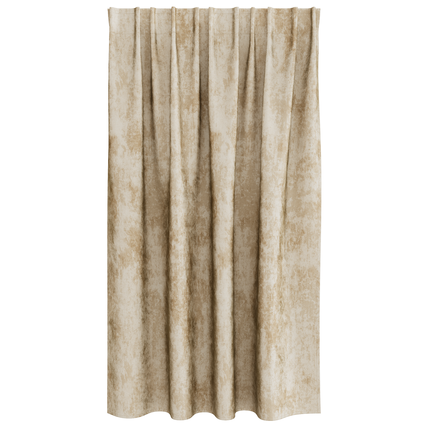 Fløyel Gardiner med gardiner 2 pcs Krem 140 x 140 cm Fløyel