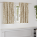 Fløyel Gardiner med gardiner 2 pcs Krem 140 x 140 cm Fløyel