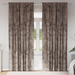 Fløyel Gardiner 2 pcs Cappuccino 245 x 140 cm Fløyel