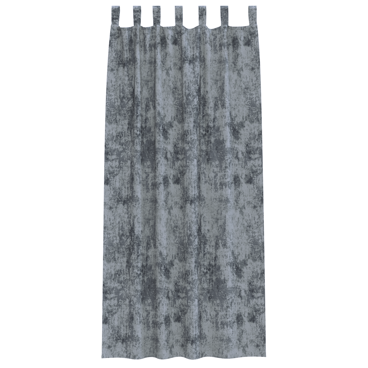 Fløyel Gardiner med gardiner 2 pcs Sølvgrå 245 x 140 cm Fløyel