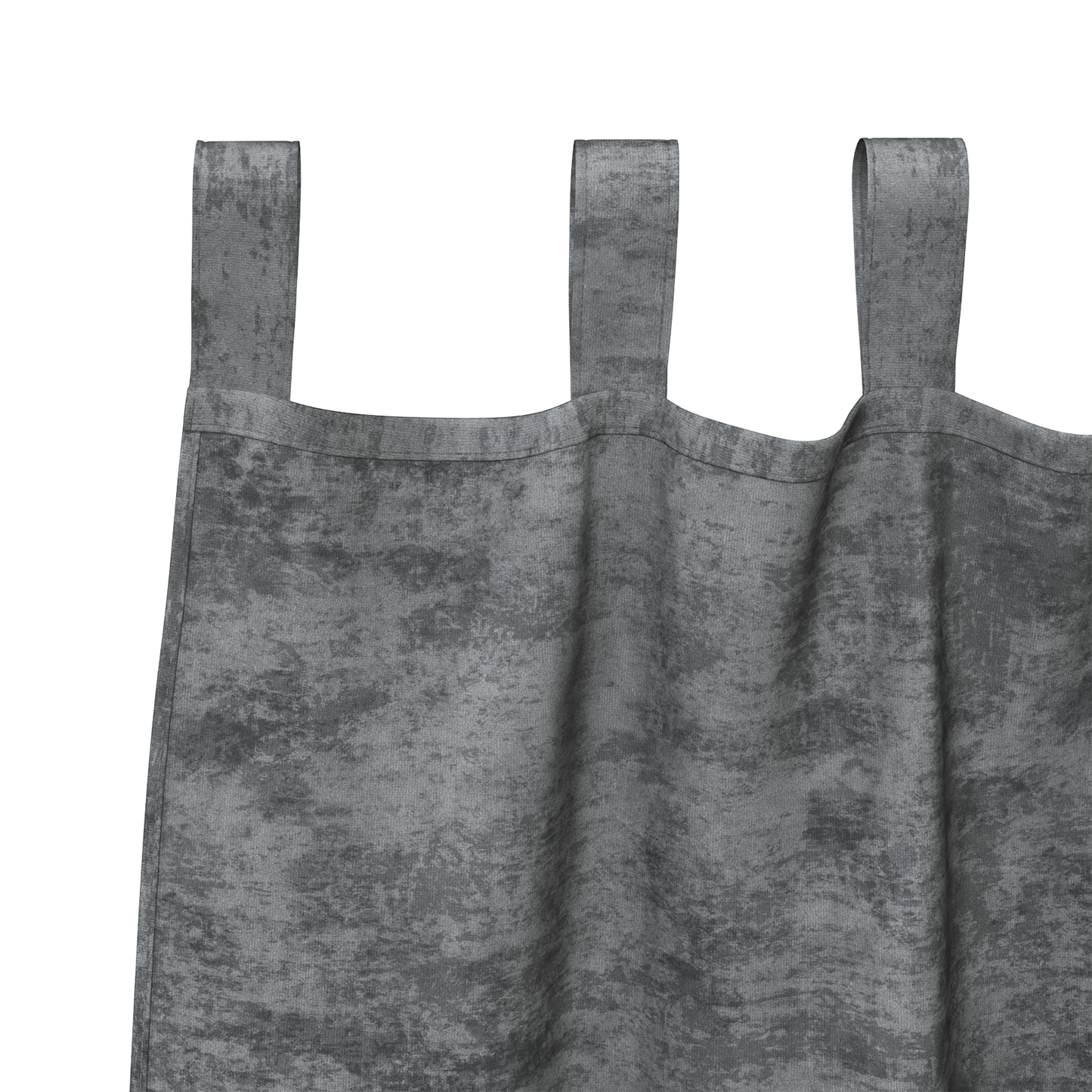 Fløyel Gardiner med gardiner 2 pcs Grå 140 x 140 cm Fløyel