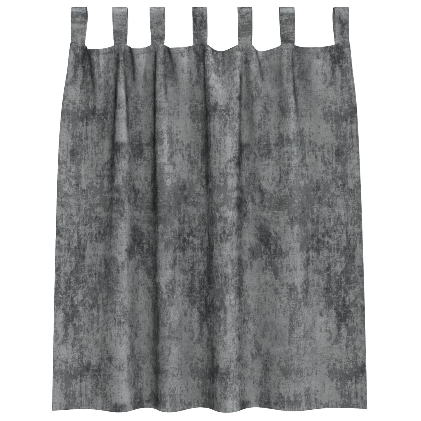 Fløyel Gardiner med gardiner 2 pcs Grå 140 x 140 cm Fløyel