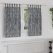 Fløyel Gardiner med gardiner 2 pcs Grå 140 x 140 cm Fløyel