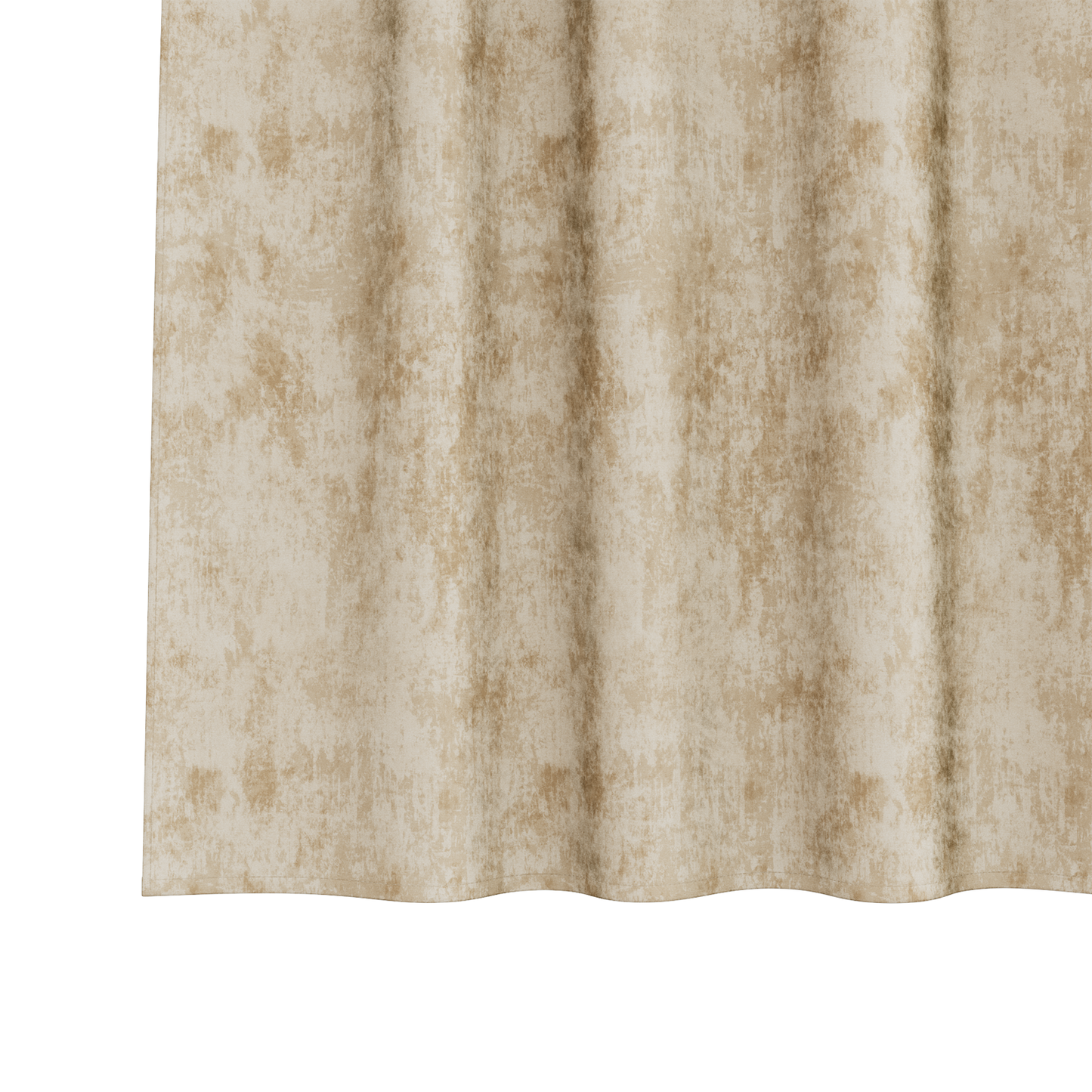 Fløyel Gardiner med gardiner 2 pcs Krem 140 x 140 cm Fløyel