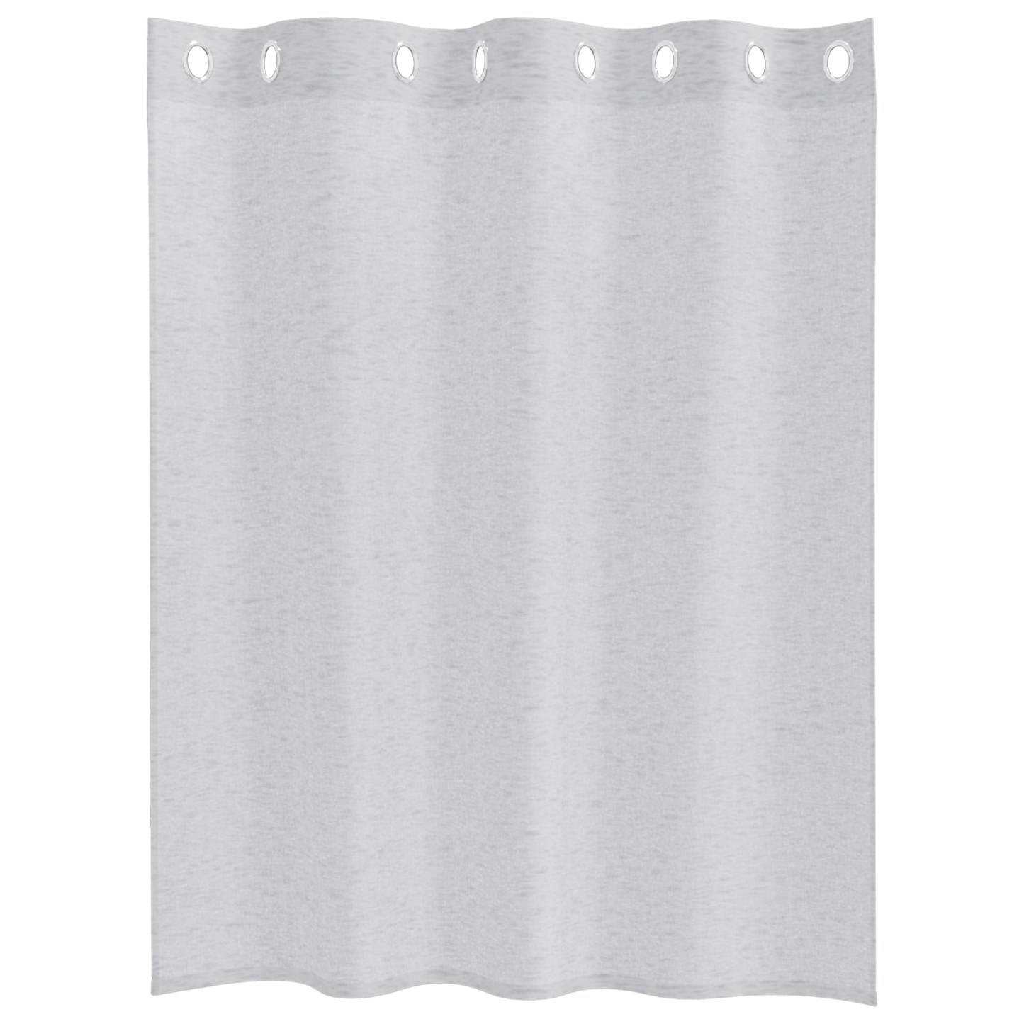 Voile Gardin med gardiner 2 pcs Lysegrå 140 x 140 cm Polyester