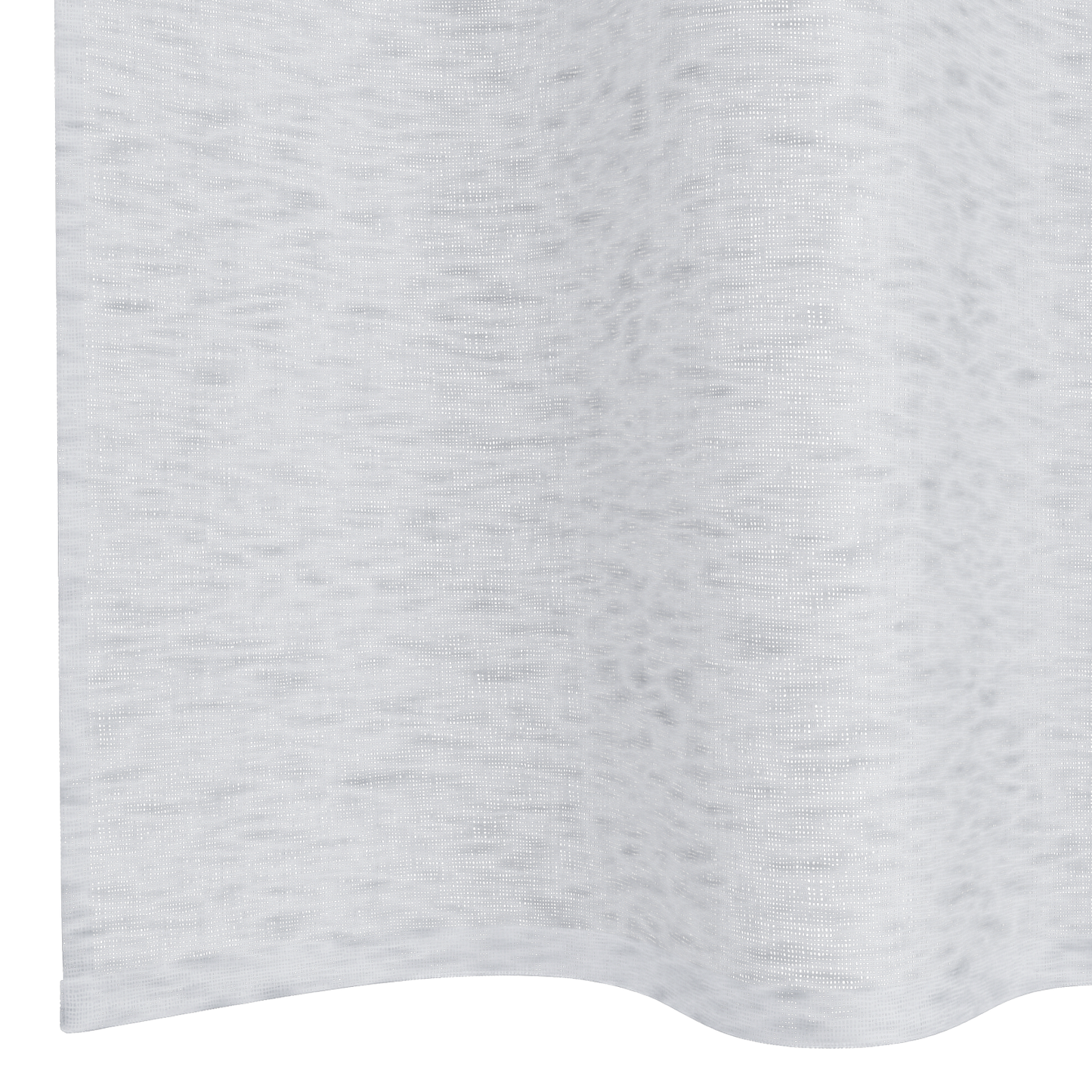 Voile Gardin med gardiner 2 pcs Lysegrå 175 x 140 cm Polyester