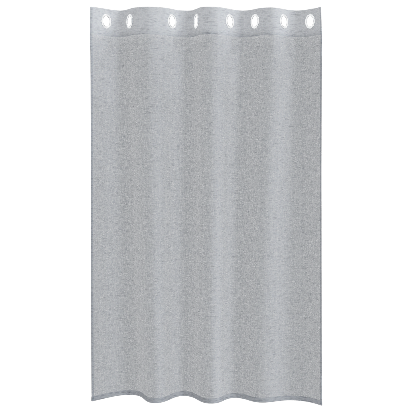 Voile Gardin med gardiner 2 pcs Mørkegrå 175 x 140 cm Polyester