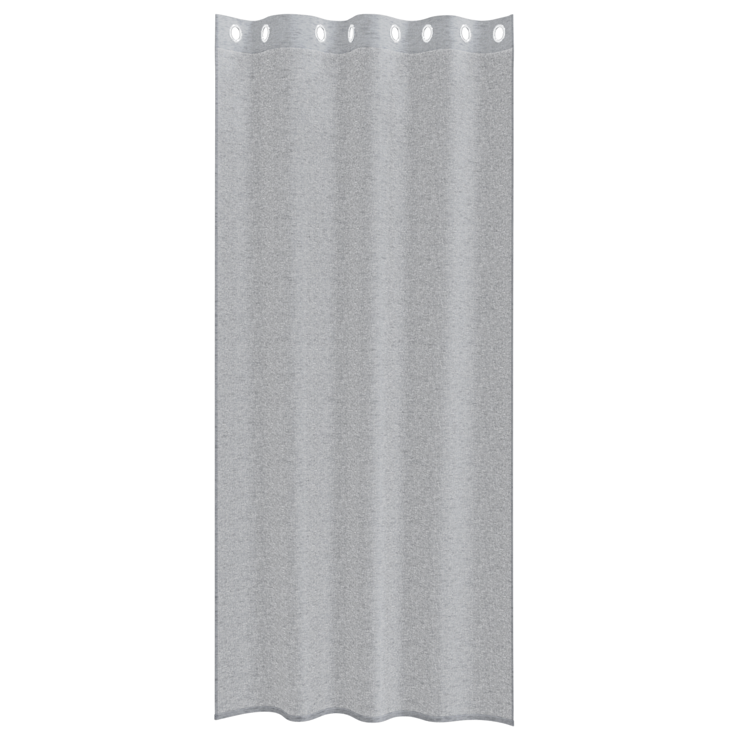 Voile Gardin med gardiner 2 pcs Mørkegrå 225 x 140 cm Polyester