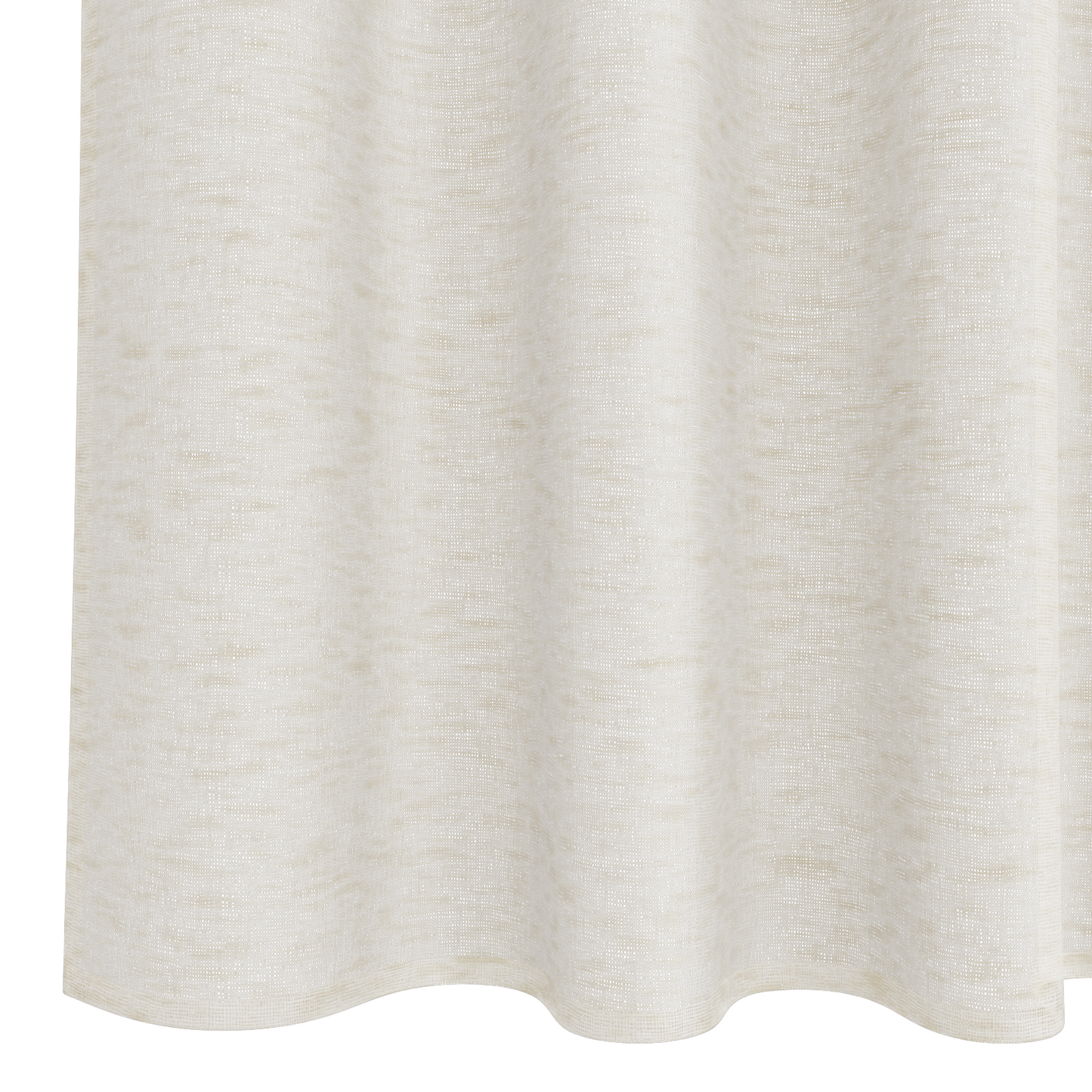 Voile Gardin med gardiner 2 pcs Krem 260 x 140 cm Polyester