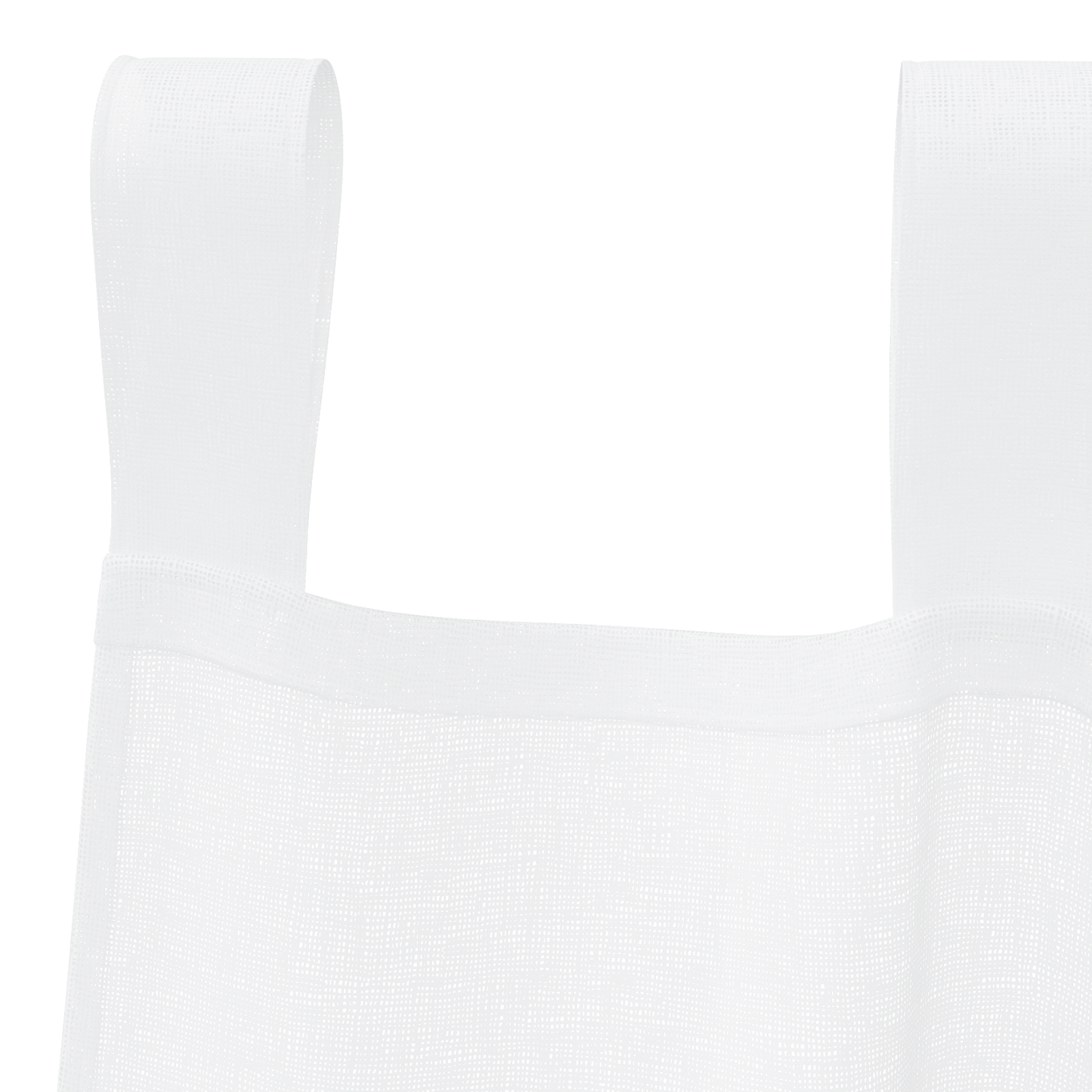 Voile Gardin med gardiner 2 pcs Hvit 260 x 140 cm Polyester