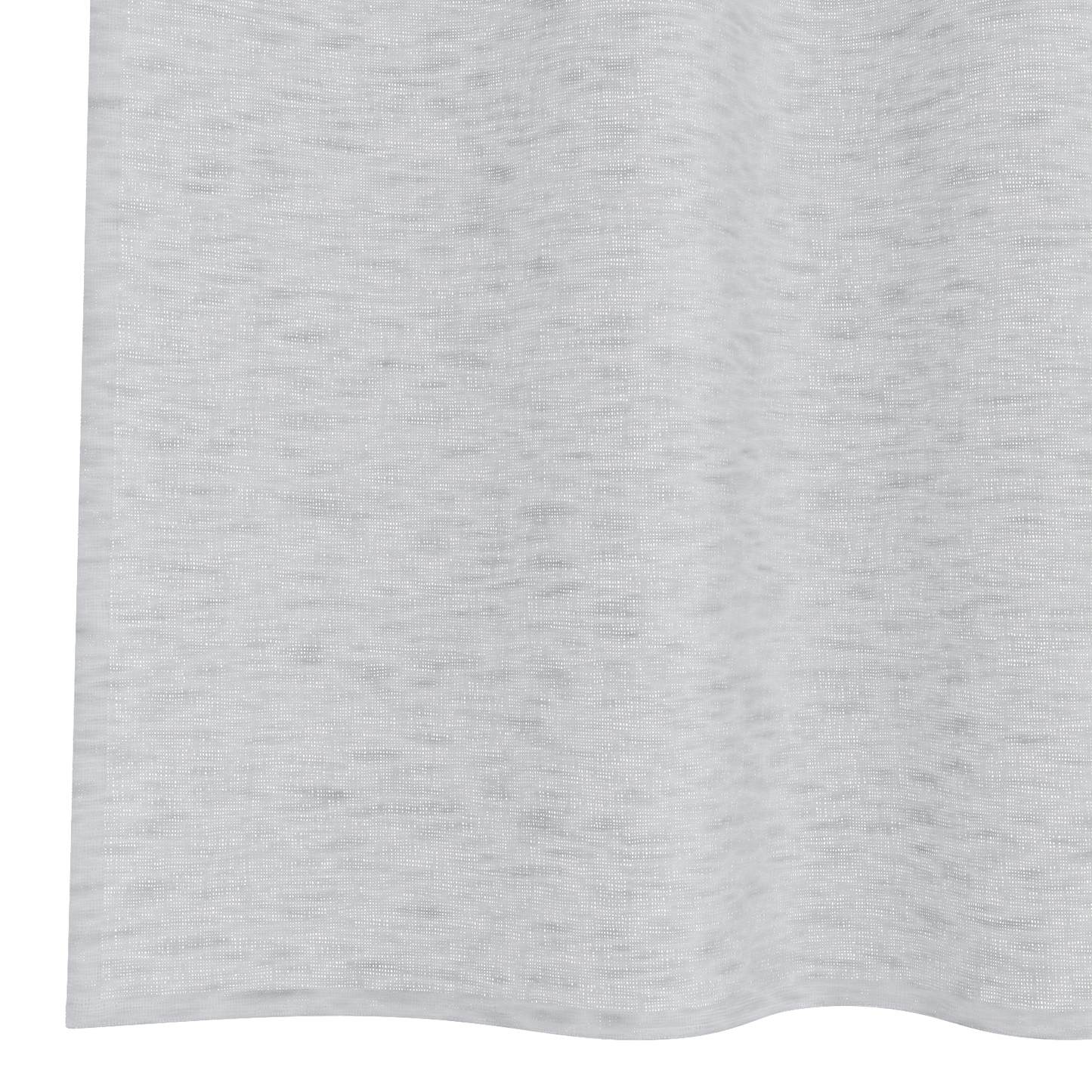 Voile Gardin med gardiner 2 pcs Lysegrå 140 x 140 cm Polyester