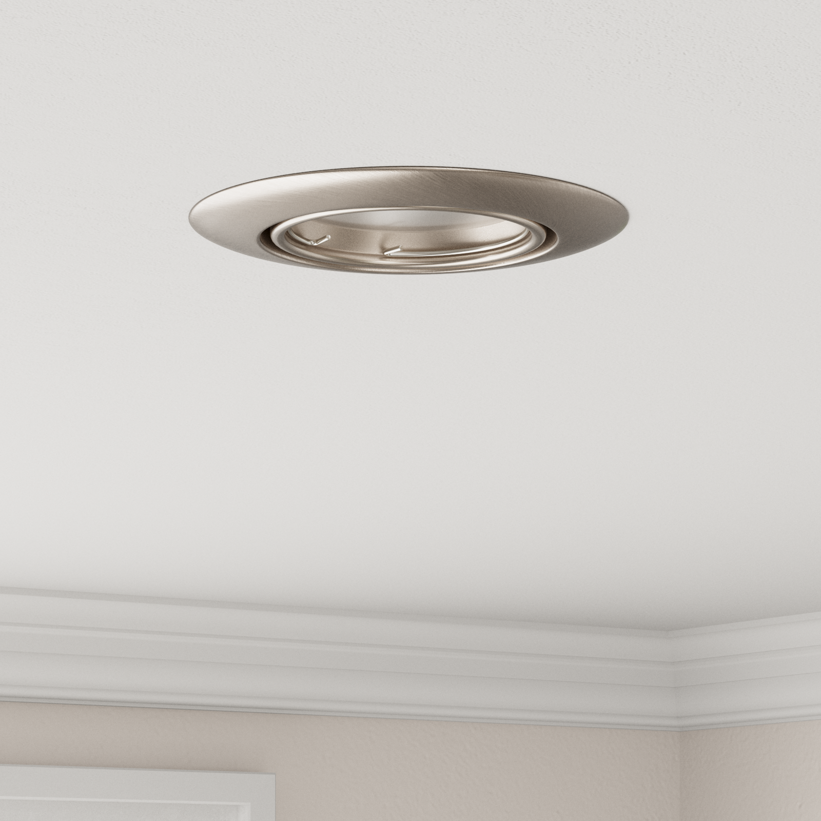 Spotlights med søkelys 6 pcs sølv 9 x 9 cm Metall