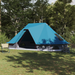Tipi telt med tak med lagring Blå 680 x 430 x 270 cm taft