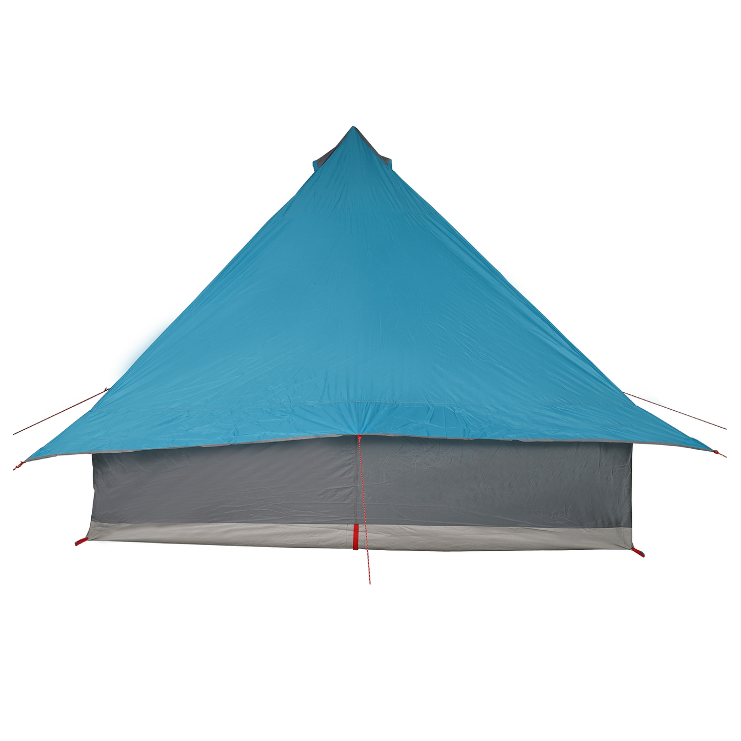 Tipi telt med tak med lagring Blå 358 x 296 x 258 cm taft