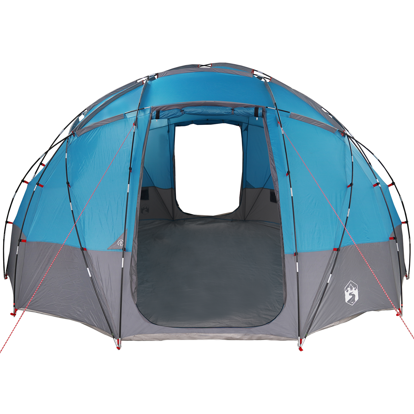 Dometelt med tak med lagring Blå 475 x 475 x 235 cm taft