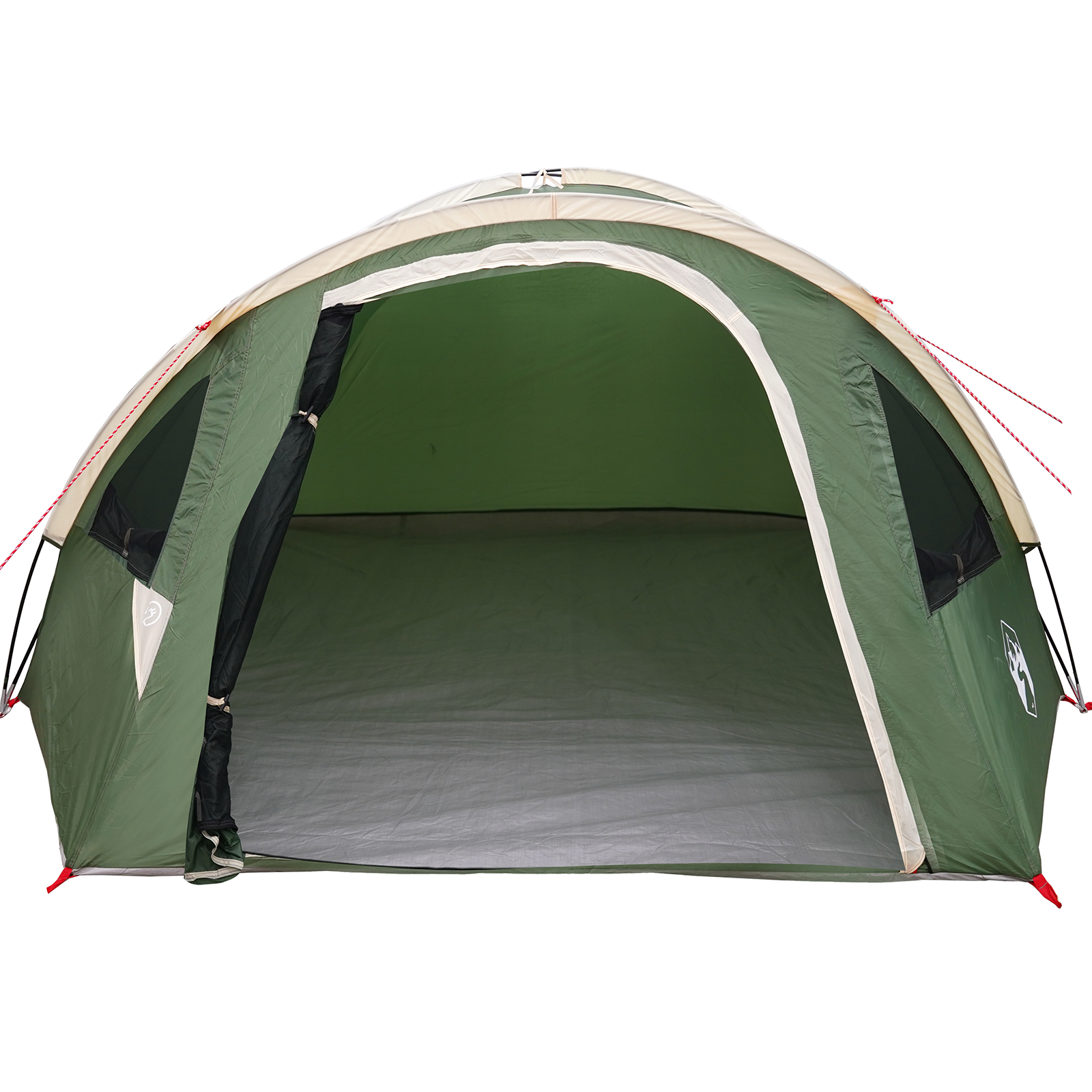 Camping Telt med tak grønn 308 x 268 x 130 cm Polyester