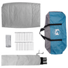 Camping Telt med tak Blå 308 x 268 x 130 cm Polyester